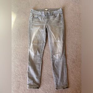 J. Crew Light Grey Skinny Jean